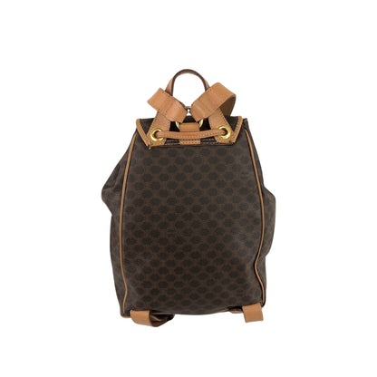CELINE Macadam Gancini Backpack Brown Vintage mf5k3j
