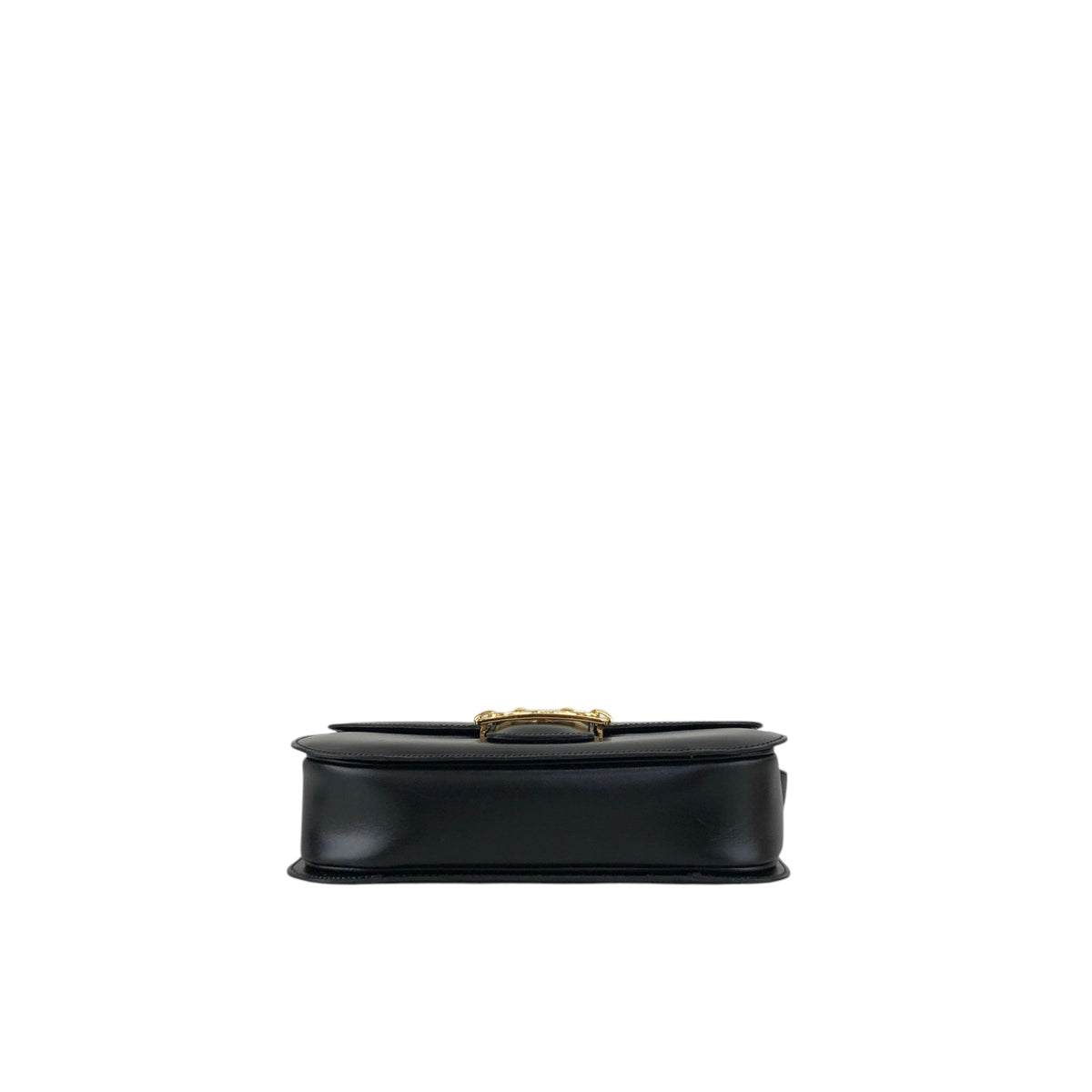 CELINE Horse Bit Shoulder bag Black Vintage jh7wiz