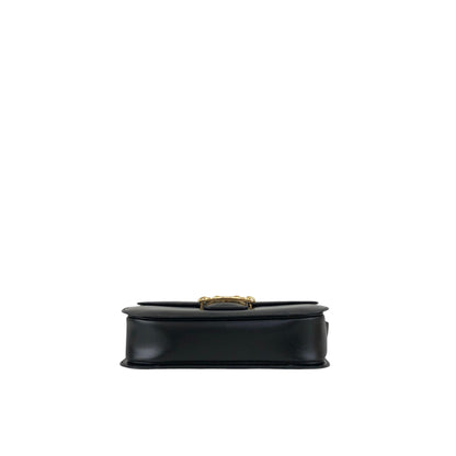 CELINE Horse Bit Shoulder bag Black Vintage jh7wiz