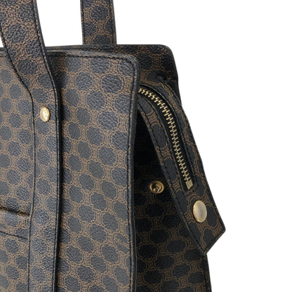 CELINE Macadam Shoulder bag Totebag Black Vintage dyyxs8