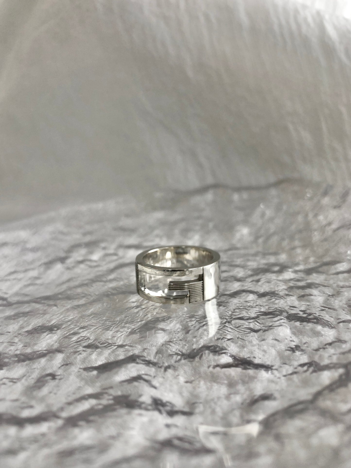 GUCCI SILVER925 Ring Silver Vintage z7vz4g