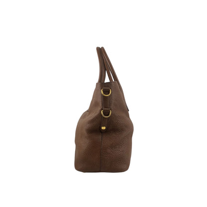 PRADA Logo Two-way Handbag Shoulder bag Brown Vintage y4cj6y