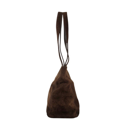 CHANEL Coco Mark Totebag Brown Vintage s32c85