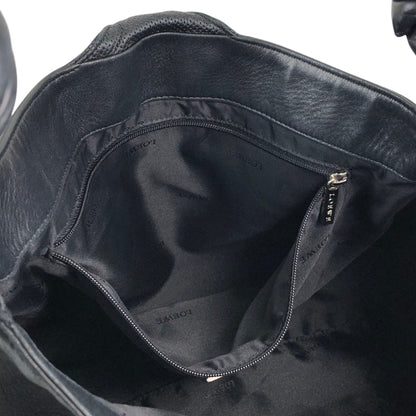 LOEWE Anagram Shoulder bag Hobobag Black Vintage 4gd3uv