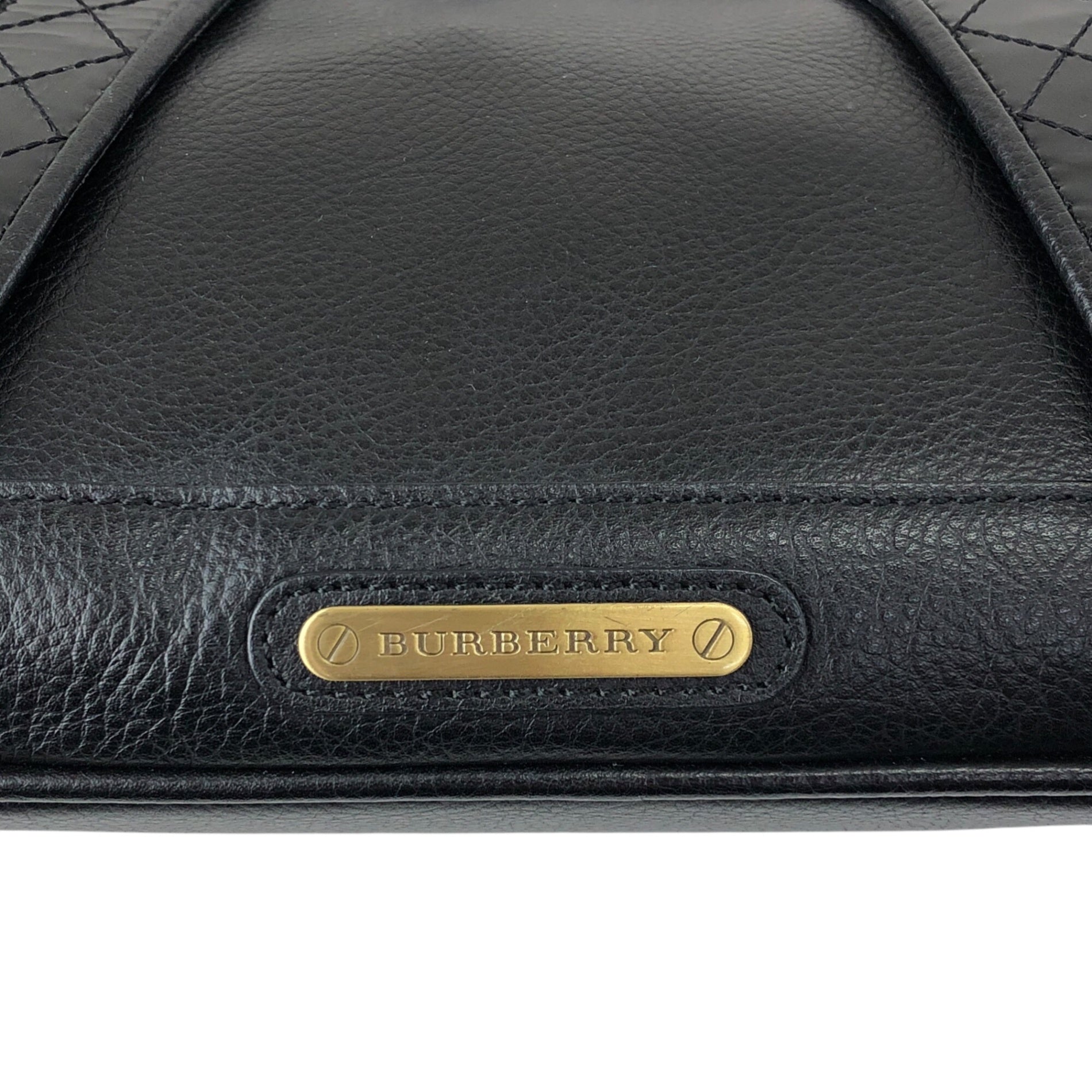 BURBERRY Logo Shoulder bag Black Vintage 7rnpei – VintageShop solo