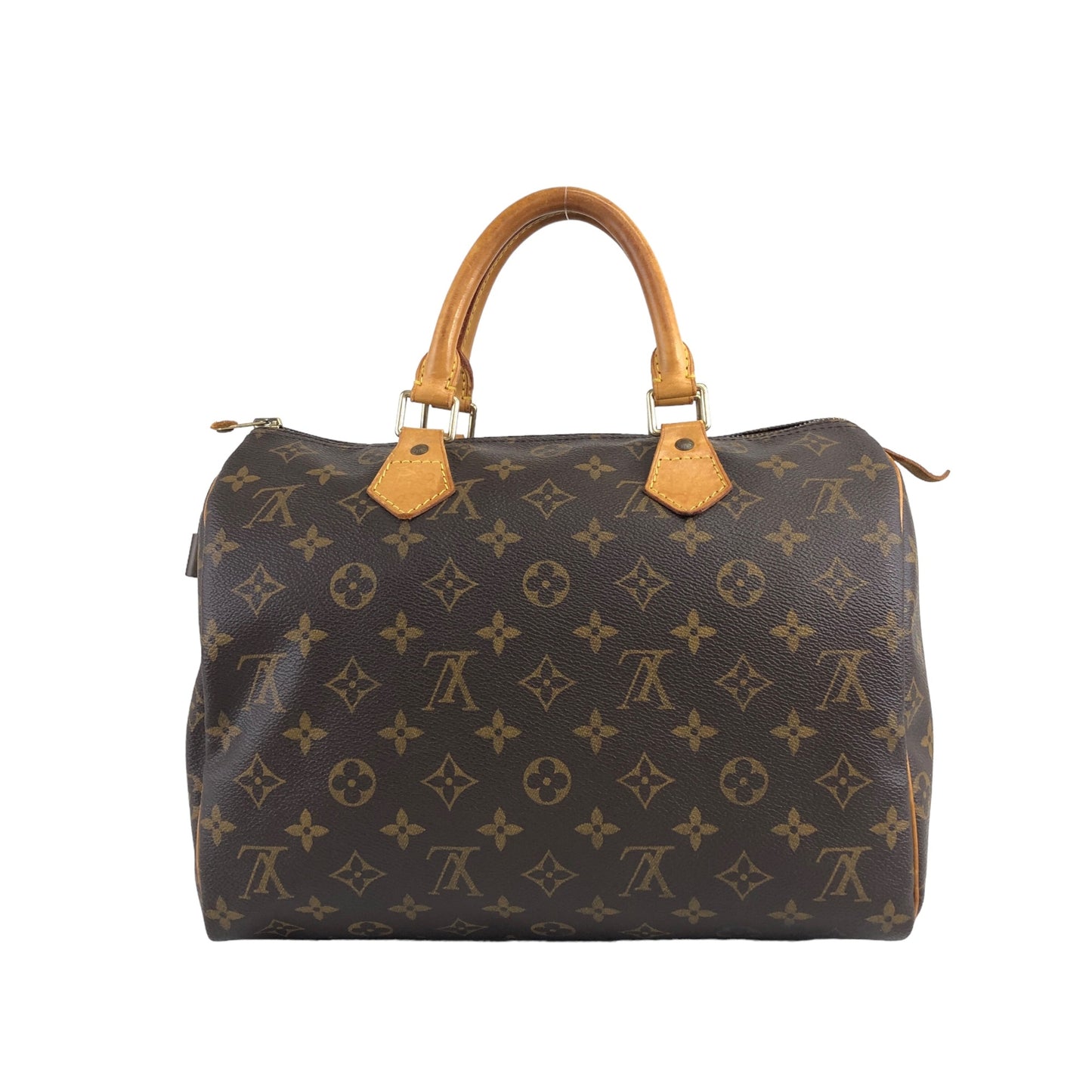 LOUIS VUITTON Monogram Small Boston bag Handbag Brown Vintage jfr6ph