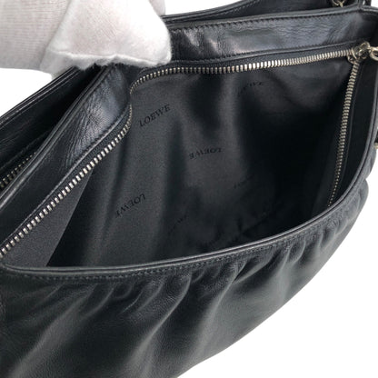 LOEWE Anagram Shoulder bag Black Vintage ymu5m6