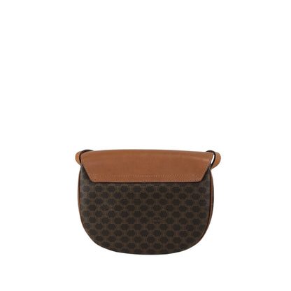 CELINE Macadam Blason Shoulder bag Brown Vintage u8j887