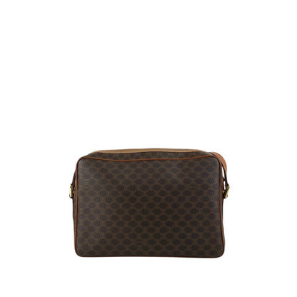 CELINE Macadam Blason Shoulder bag Brown Vintage 7dx72b