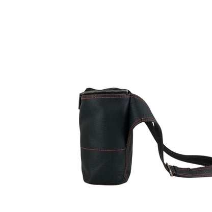 PRADA Stitch Shoulder bag Sling bag Black Vintage wg4cn6