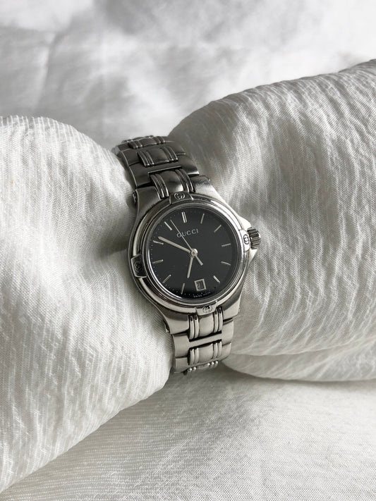 GUCCI Watch Silver 5500M Vintage fwrvar