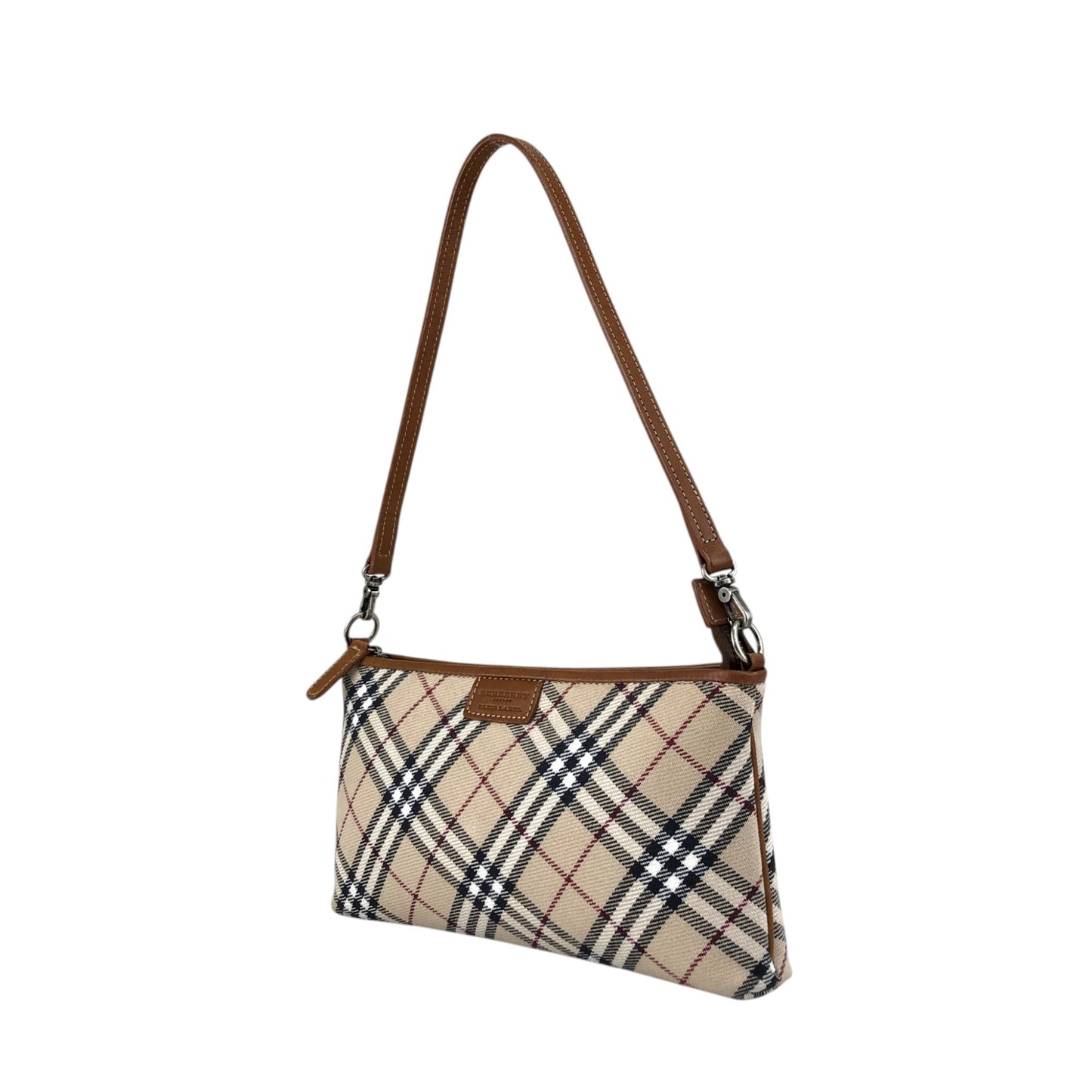 BURBERRY Nova Check Two-way Handbag Shoulder bag Beige Vintage 2zcrez