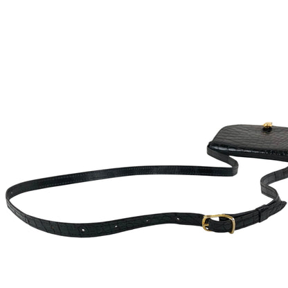 CELINE Triomphe Shoulder bag Black Vintage vtsptj