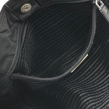 PRADA Triangle Logo Two-way Handbag Shoulder bag Black Vintage rmxxmm