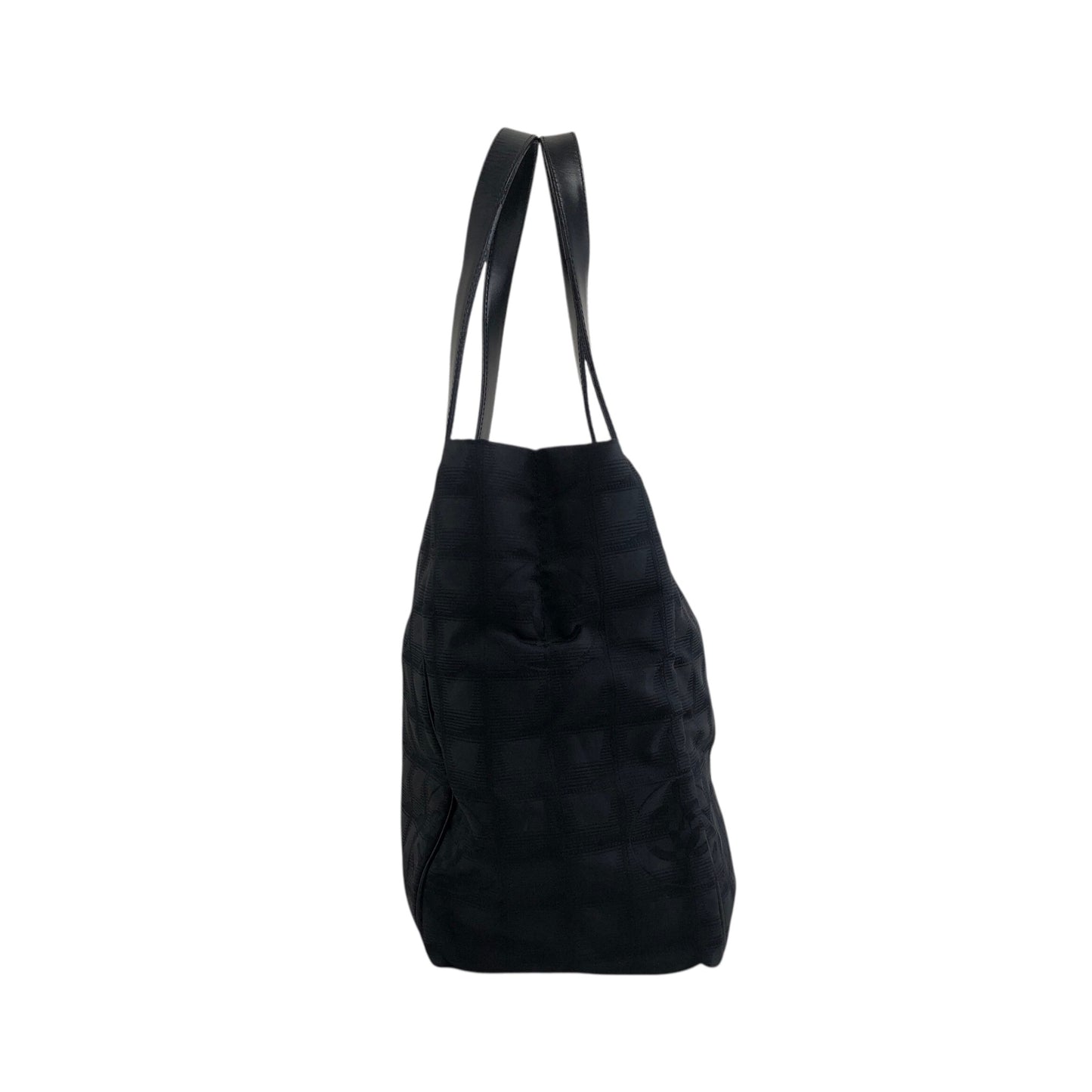 CHANEL New Travel Line Totebag Black Vintage 37n7zy