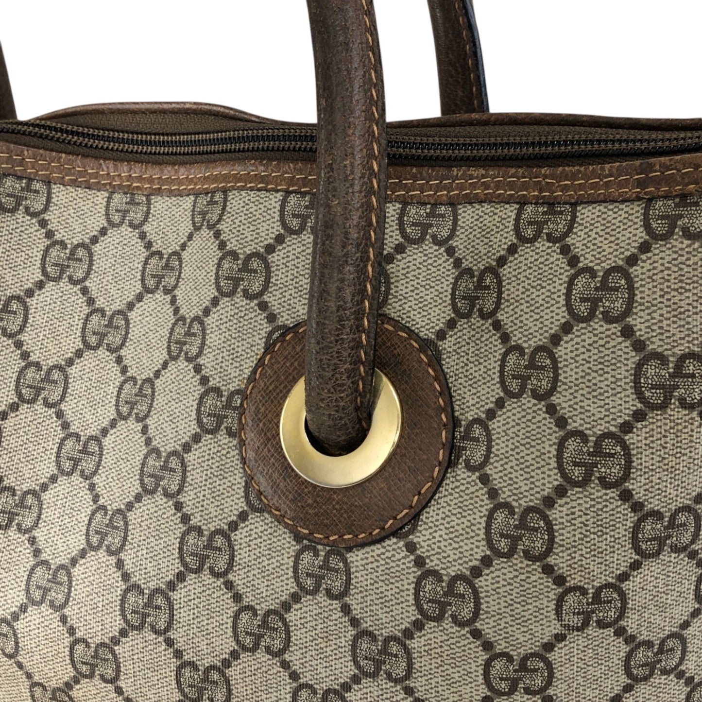 GUCCI Totebag Beige Vintage wb6yiz