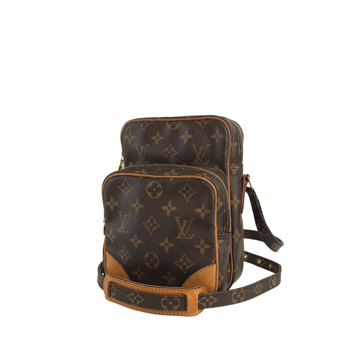 LOUIS VUITTON Monogram Shoulder bag Brown M45236 Vintage 6vkze3