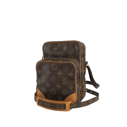 LOUIS VUITTON Monogram Shoulder bag Brown M45236 Vintage 6vkze3