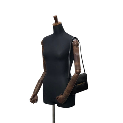 LOEWE Logo Shoulder bag Black Vintage unjut8