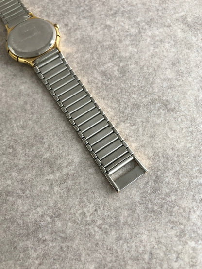 Yves Saint Laurent YSL Logo Watch Silver Vintage 5nc7zu
