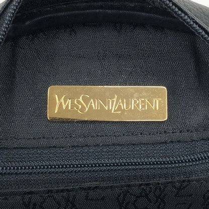 Yves Saint Laurent YSL Logo Shoulder bag Black Vintage 5yuyyw