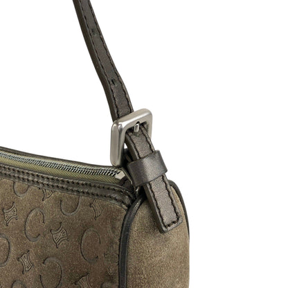 CELINE C Macadam Shoulder bag Light Brown Vintage ntvdgb