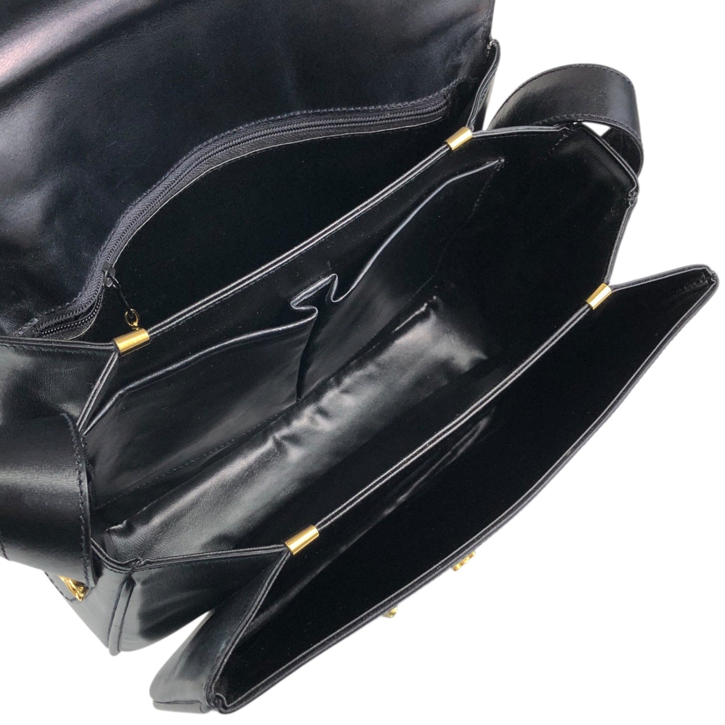 CELINE Blason Shoulder bag Black Vintage ikbdre