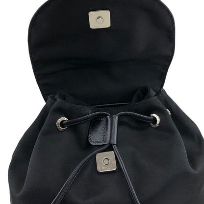 FENDI Logo Backpack Black Vintage cc3usi