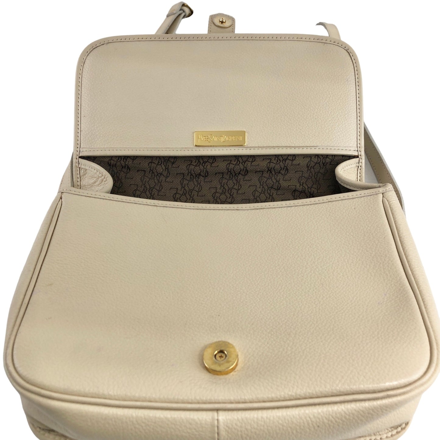 Yves Saint Laurent Shoulder bag Beige Vintage 27fnf2