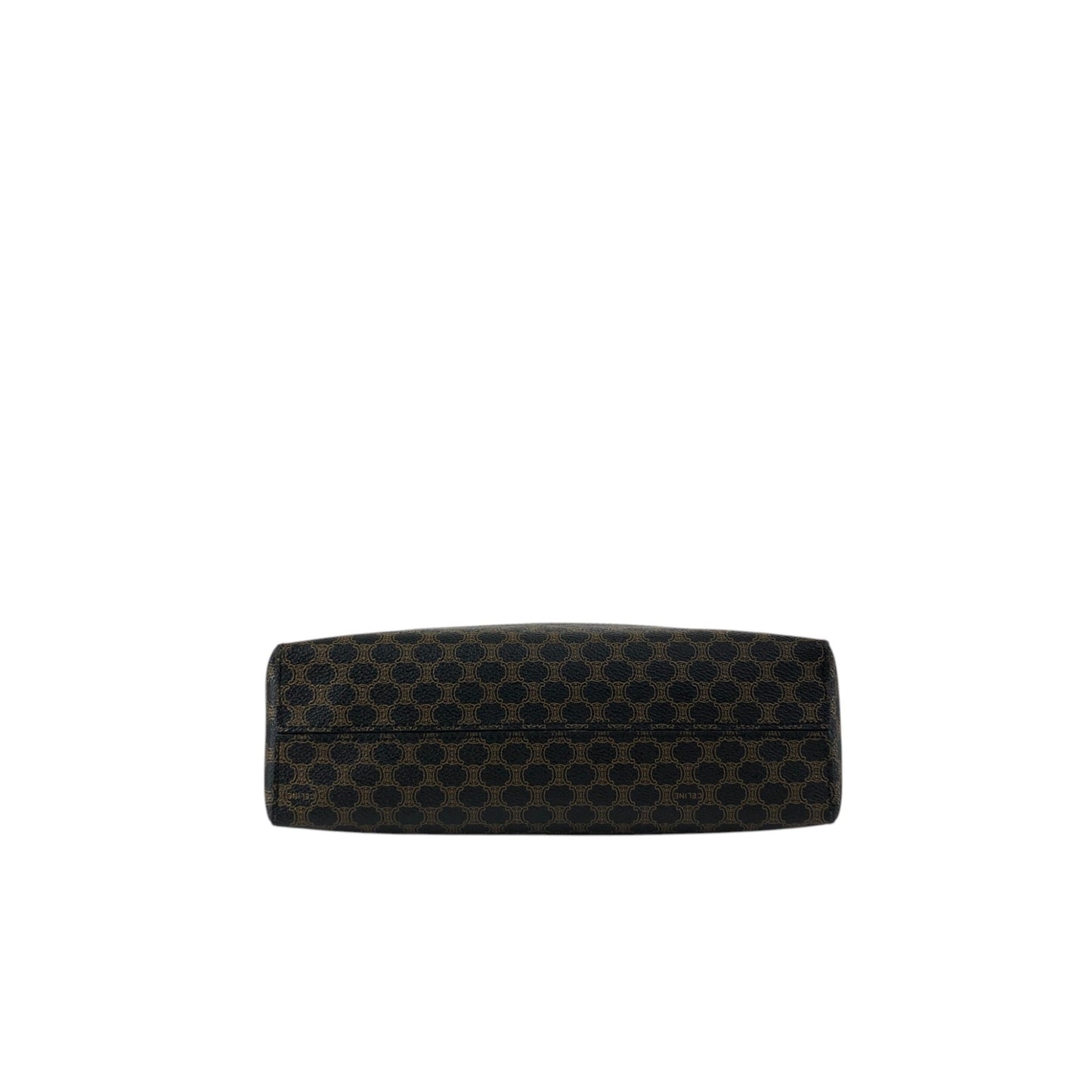CELINE Macadam Shoulder bag Black Vintage t43kf8
