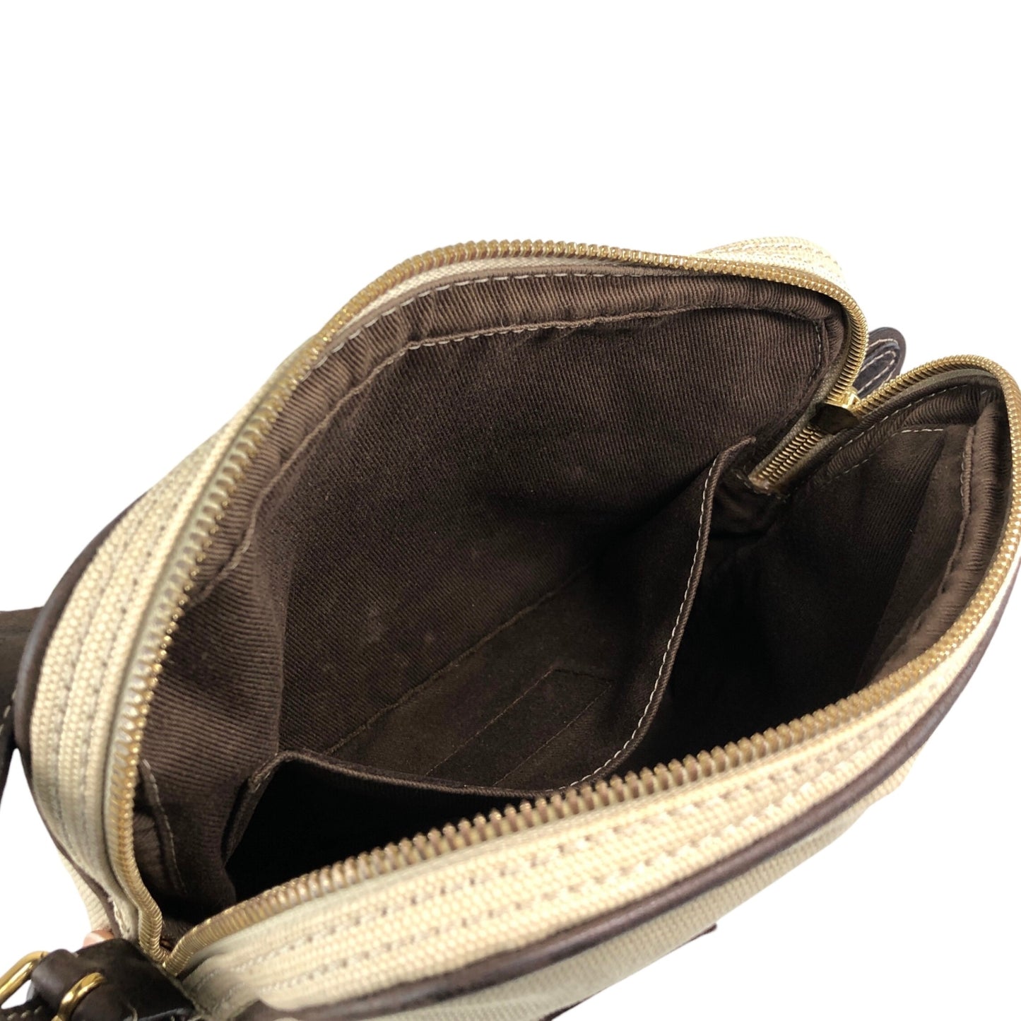 LOEWE Anagram Shoulder bag Beige Vintage skbtbz