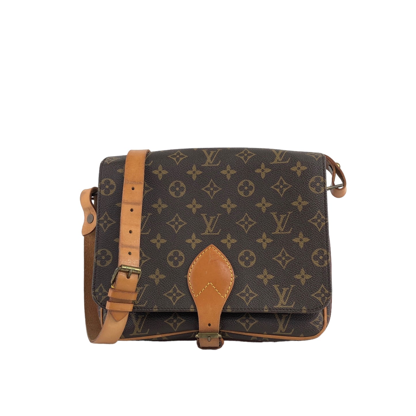 LOUIS VUITTON Monogram Shoulder bag Brown M51252 Vintage bvju5u