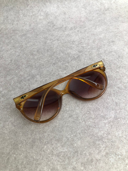 Christian Dior CD Logo Sunglasses Beige Vintage wm5r8j
