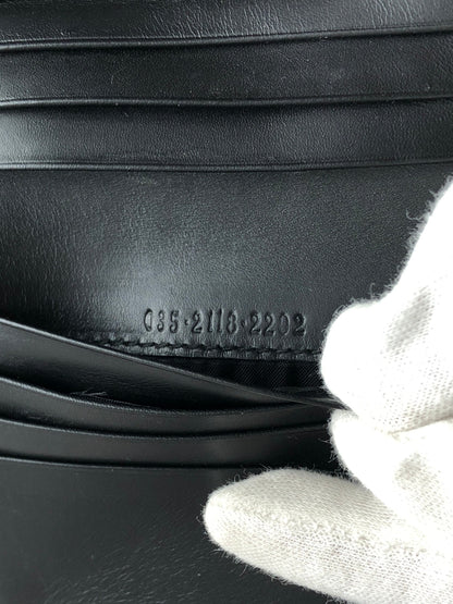 GUCCI GG Canvas Folded Wallet Black Vintage gbusf3