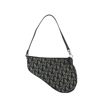 Christian Dior Trotter Shoulder bag Black Vintage gszuxb