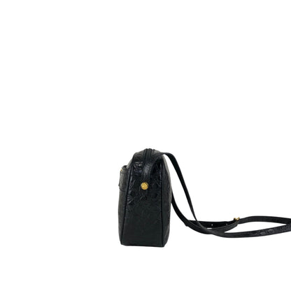 Salvatore Ferragamo Logo Shoulder bag Black Vintage 2vgt32