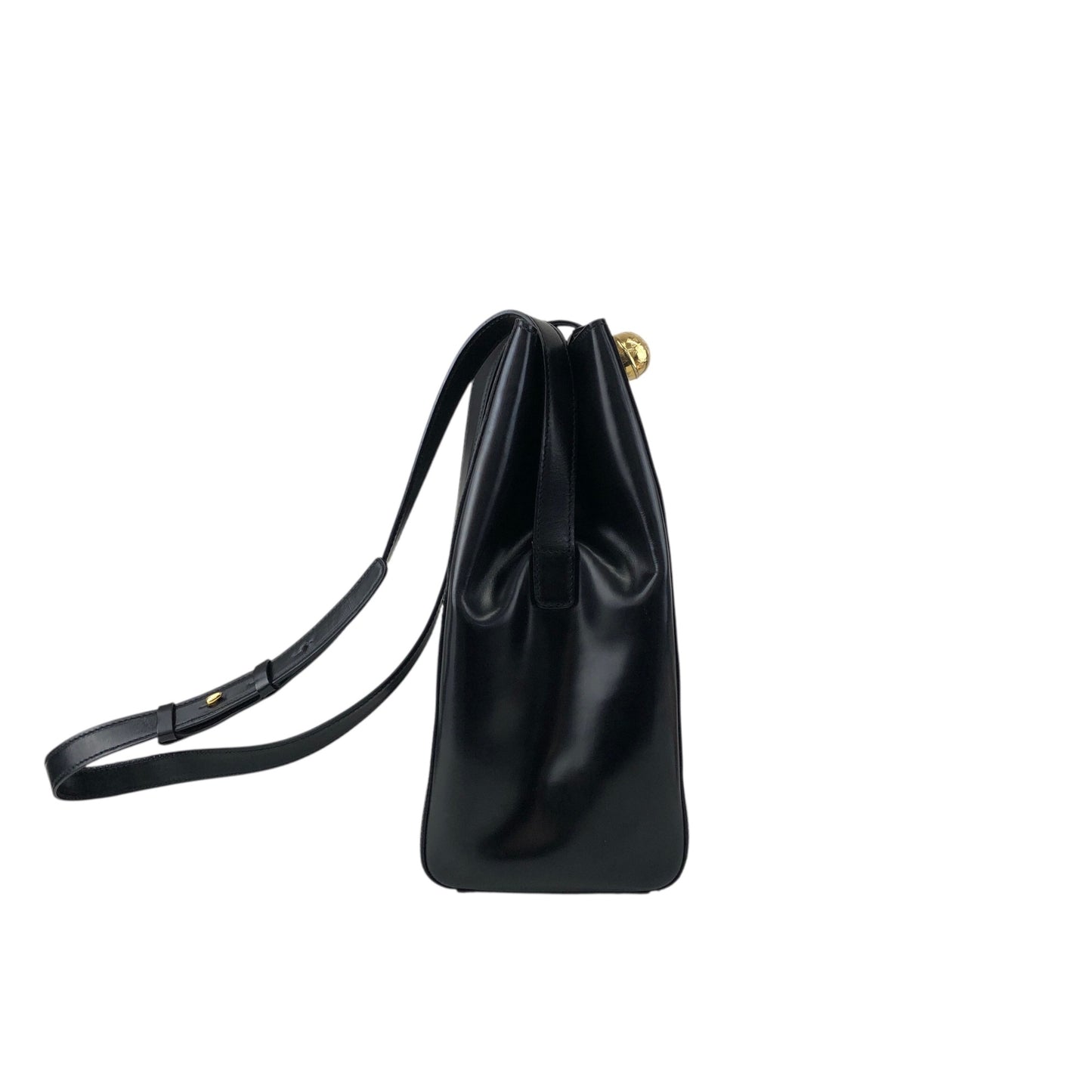 CELINE Starball Shoulder bag Black Vintage eay7uv