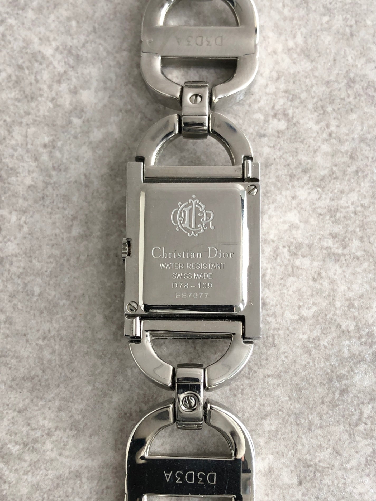 Christian Dior Watch Silver D78-109 Vintage s2ur7s