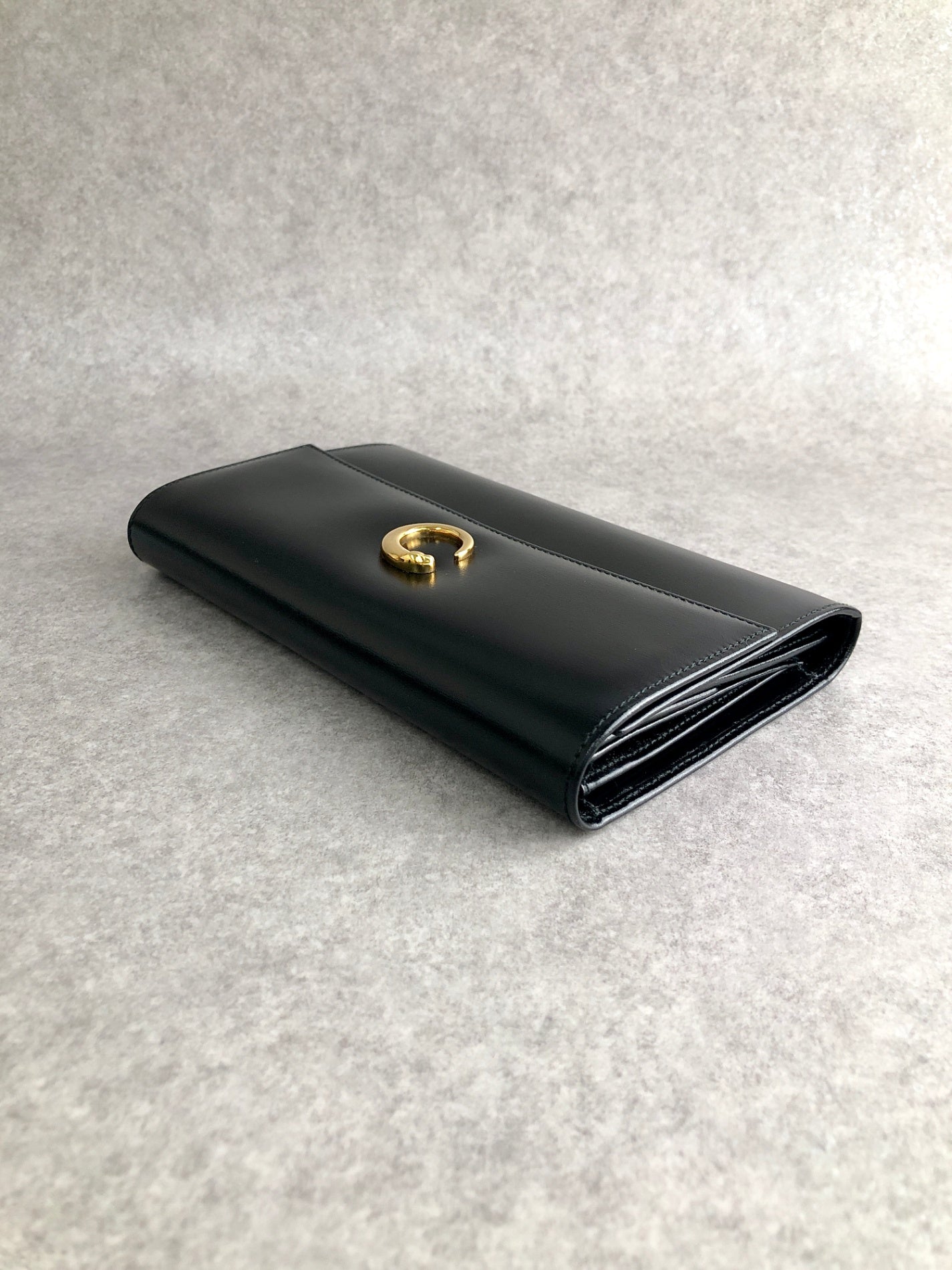 Cartier Trifold Wallet Black Vintage wfic4i