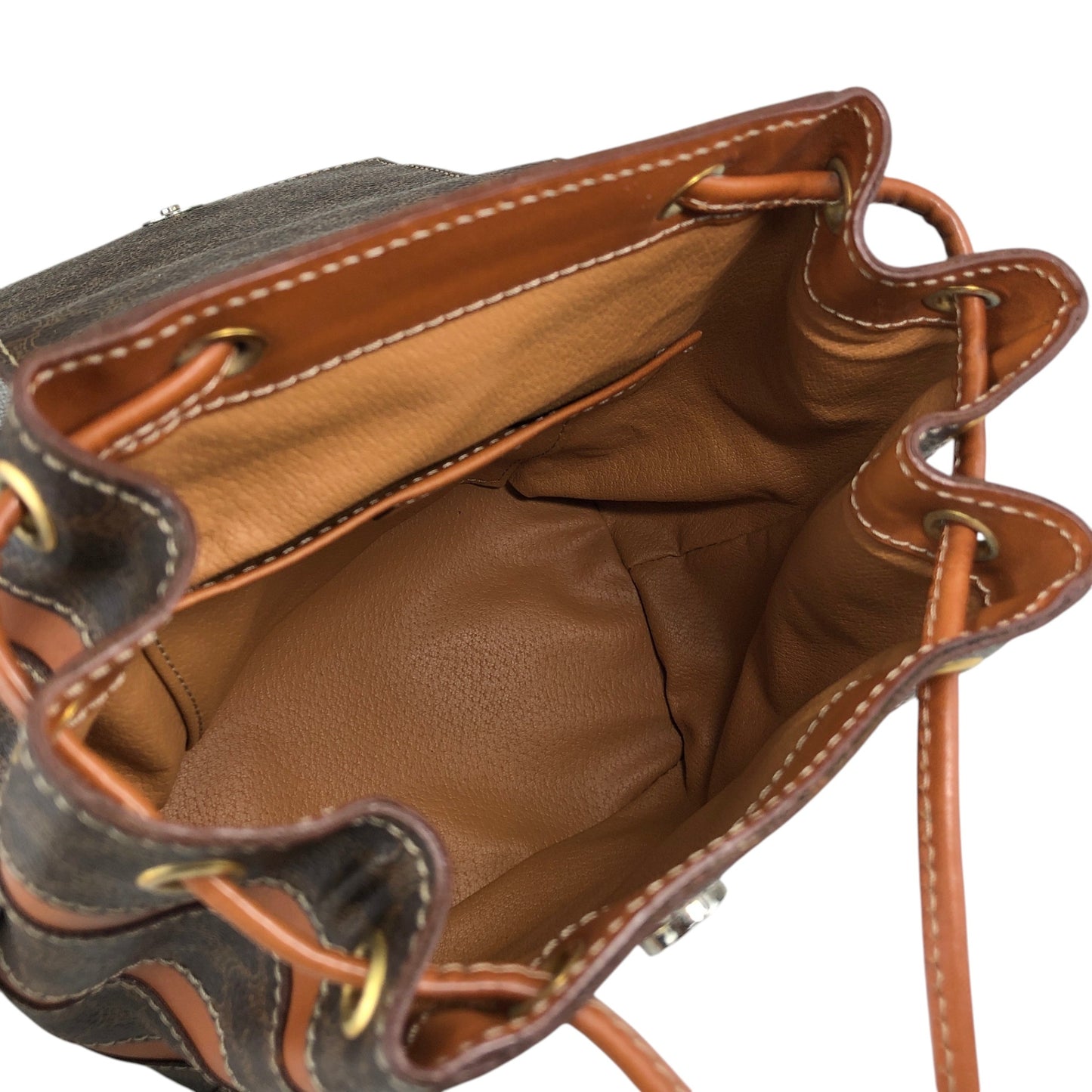 CELINE Macadam Backpack Brown Vintage j5v54w