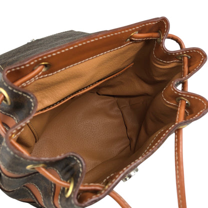 CELINE Macadam Backpack Brown Vintage j5v54w