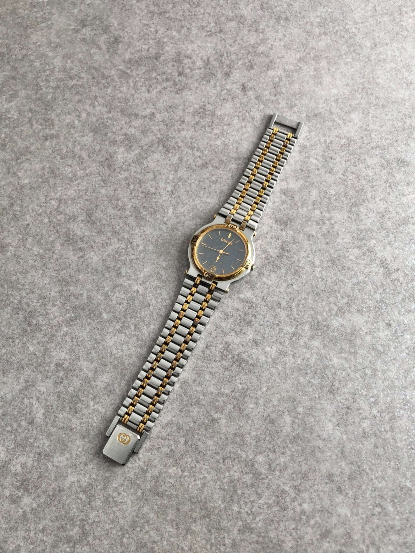 GUCCI Watch Silver 9000M Vintage kyaj5a