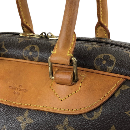 LOUIS VUITTON Monogram Handbag Brown Vintage bwp3ix