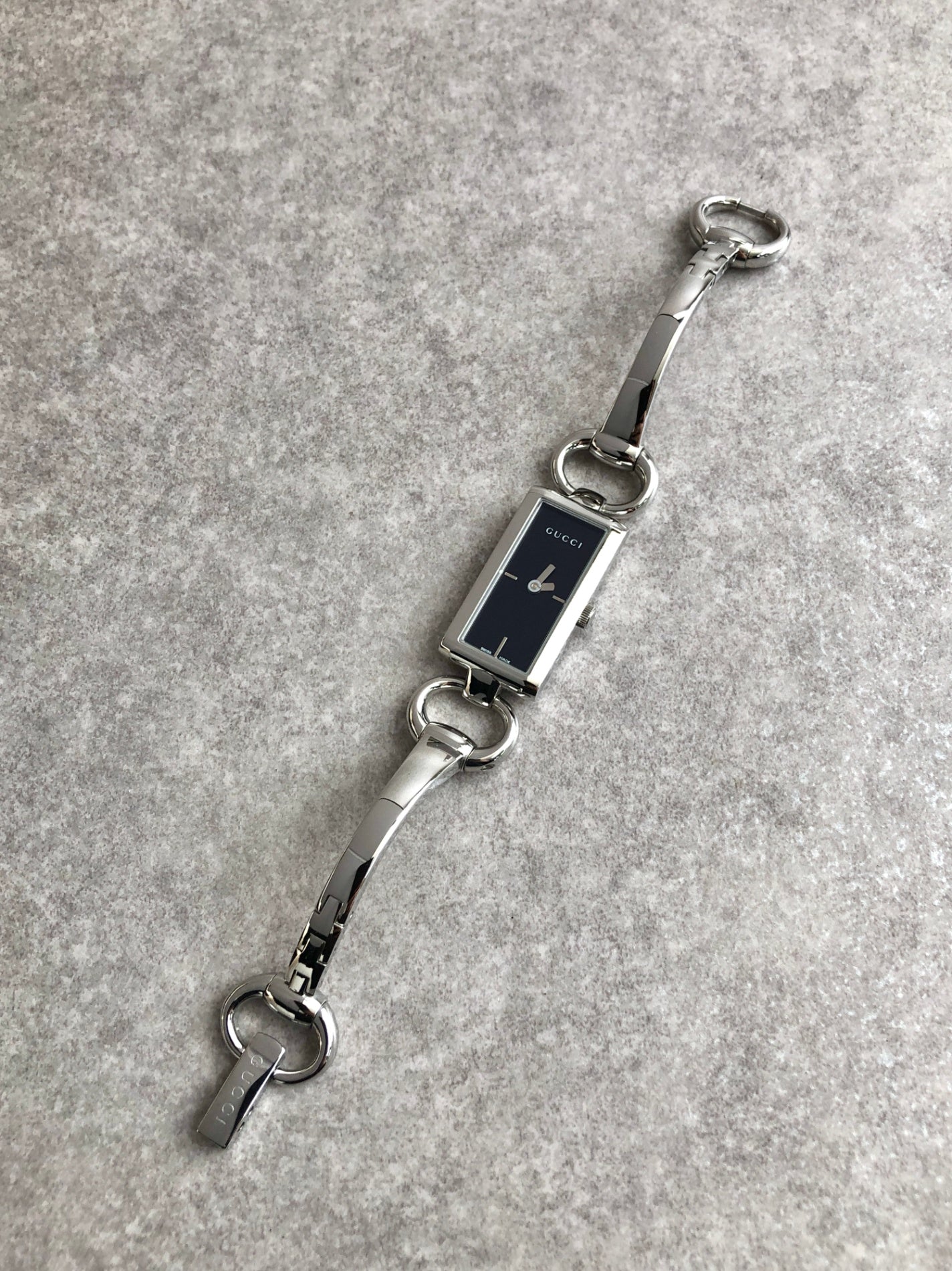 GUCCI Watch Silver Vintage wzzdan