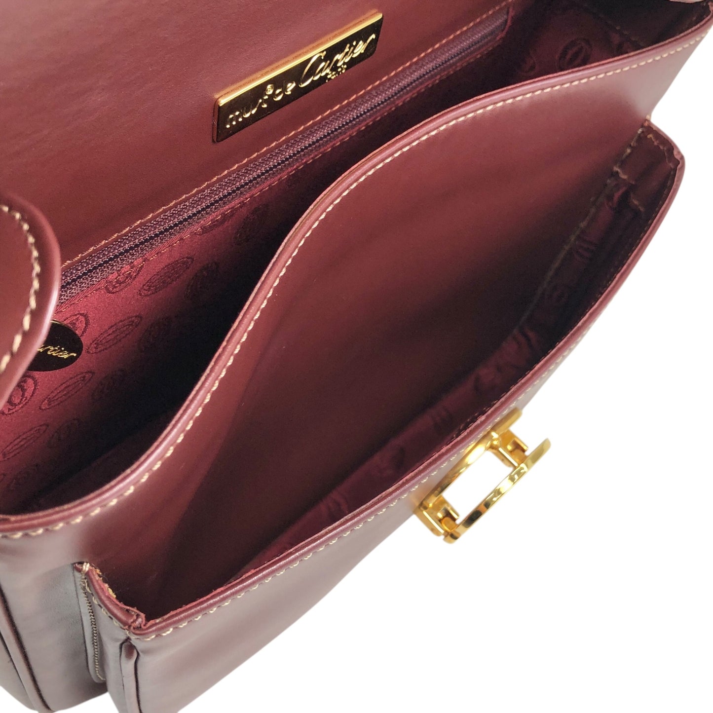 Cartier Shoulder bag Bordeaux Vintage whmhpm