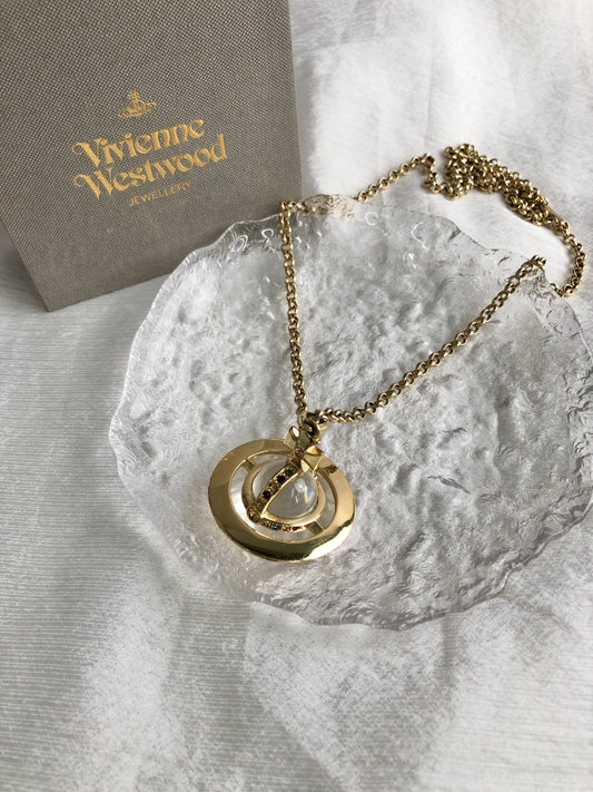 Vivienne Westwood Necklace Gold Vintage gr2yyt