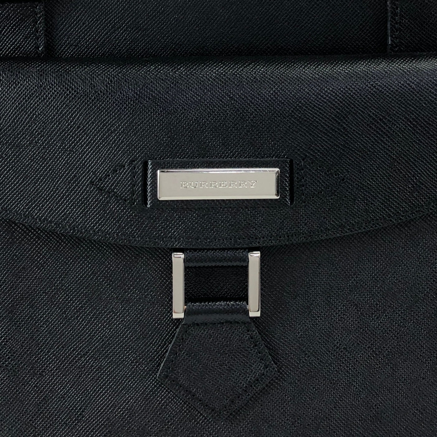 BURBERRY Logo Totebag Black Vintage ykuyii
