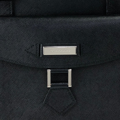 BURBERRY Logo Totebag Black Vintage ykuyii