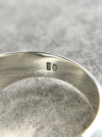 GUCCI G Motif SILVER925 Ring Silver Vintage giripw