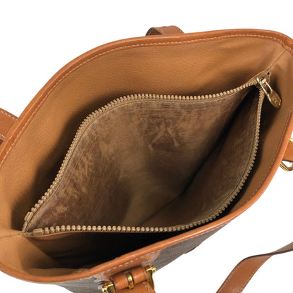CELINE Macadam Blason Handbag Totebag Brown M94 Vintage a5px6p
